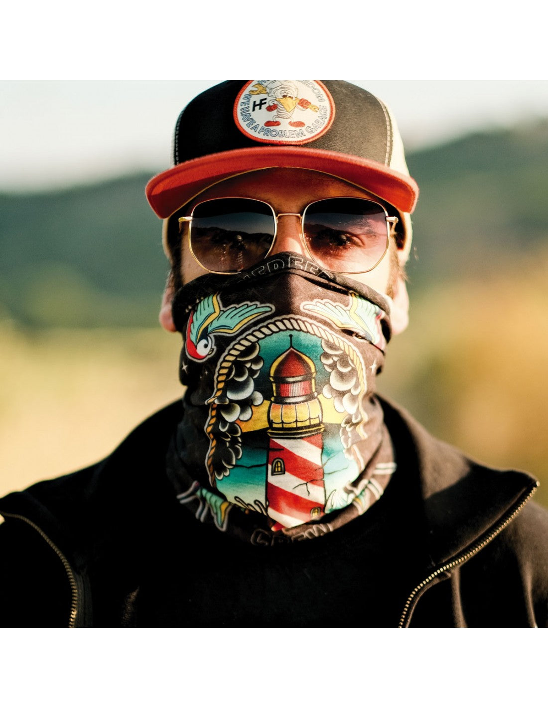 Holy Freedom Lighthouse Bandana Tube