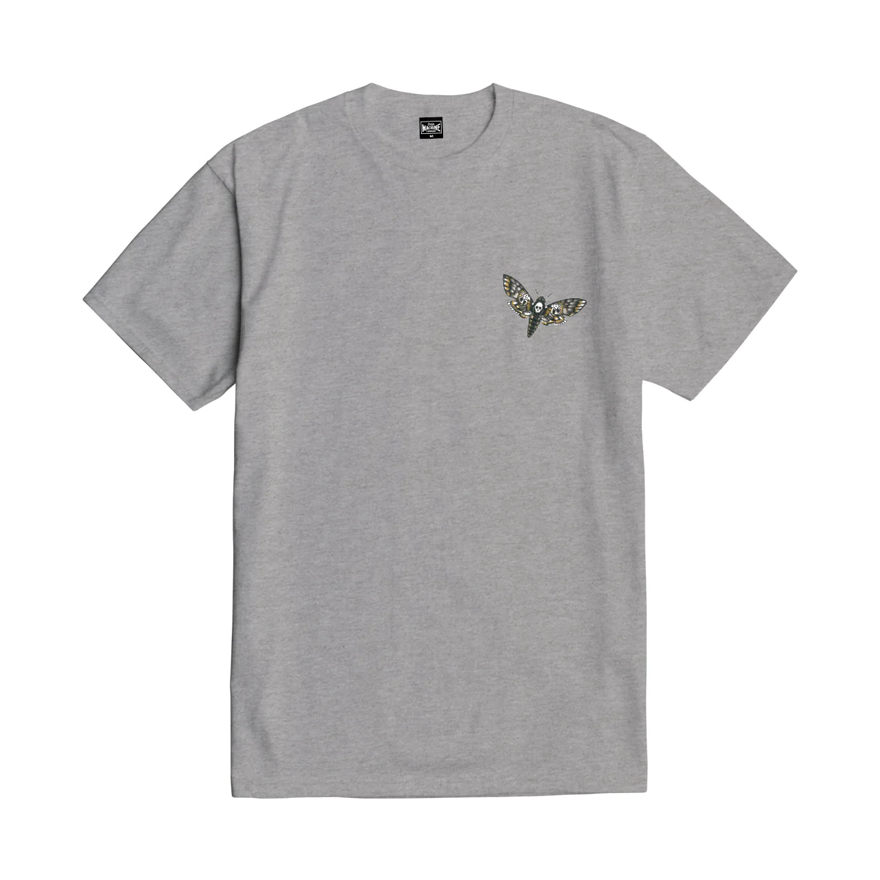 Loser machine Death Moth Good Luck Stock T-Shirt Grey