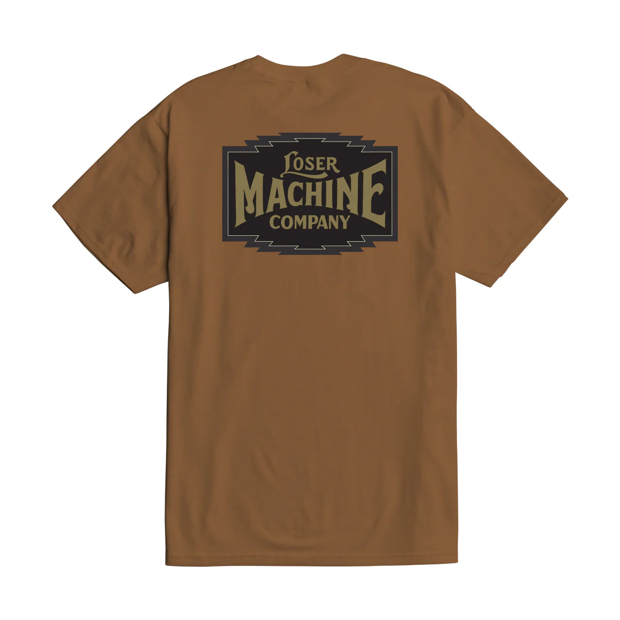 loser Machine Santa Fe Stock Tee Brown