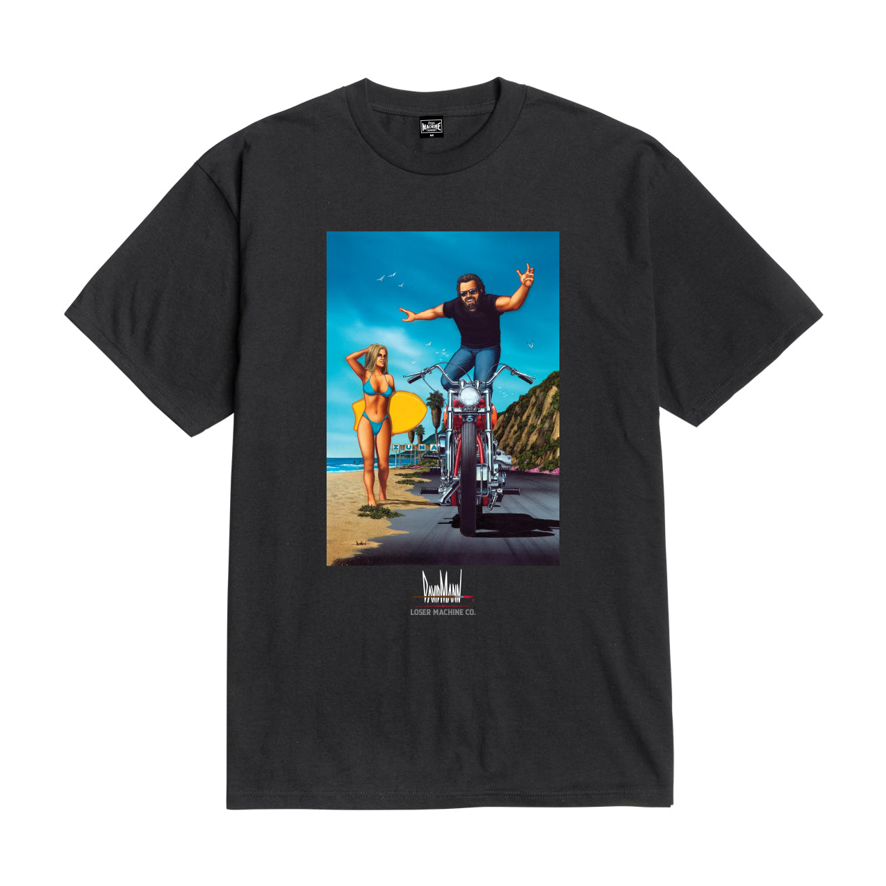 Loser Machine x David Mann Showin' Off Tee Black