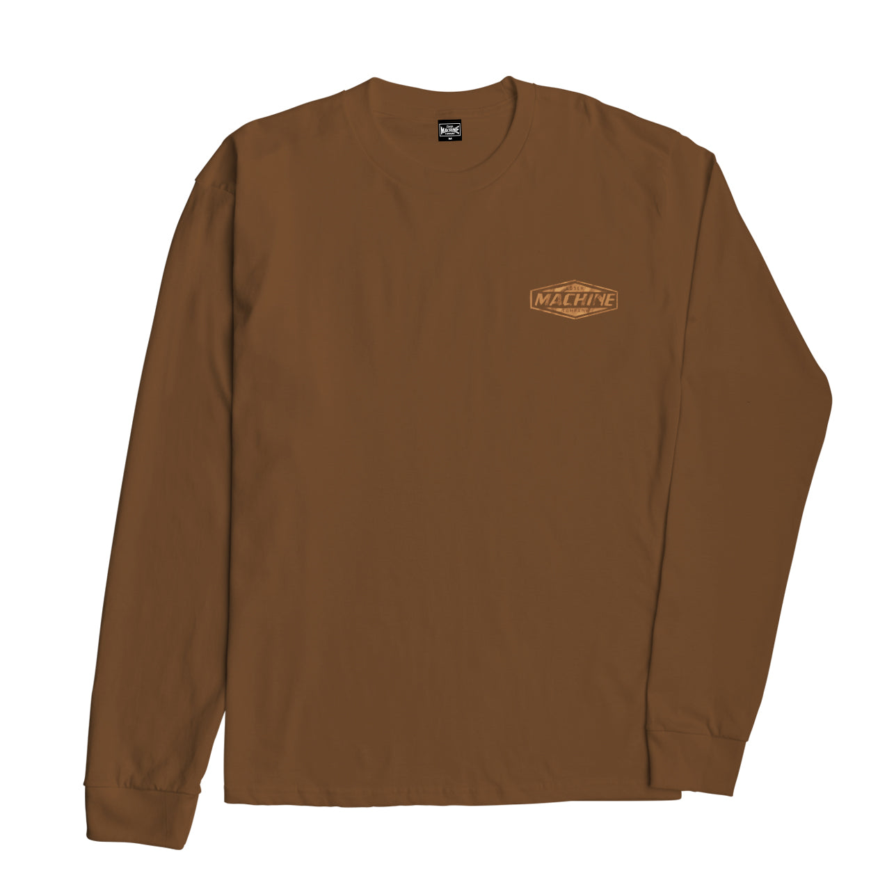 Loser Machine On Guard L/S Tee Brown Sugar