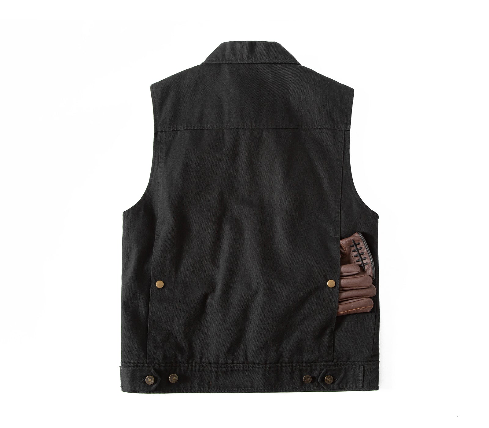 Loser Machine Kingsway Denim Vest Black
