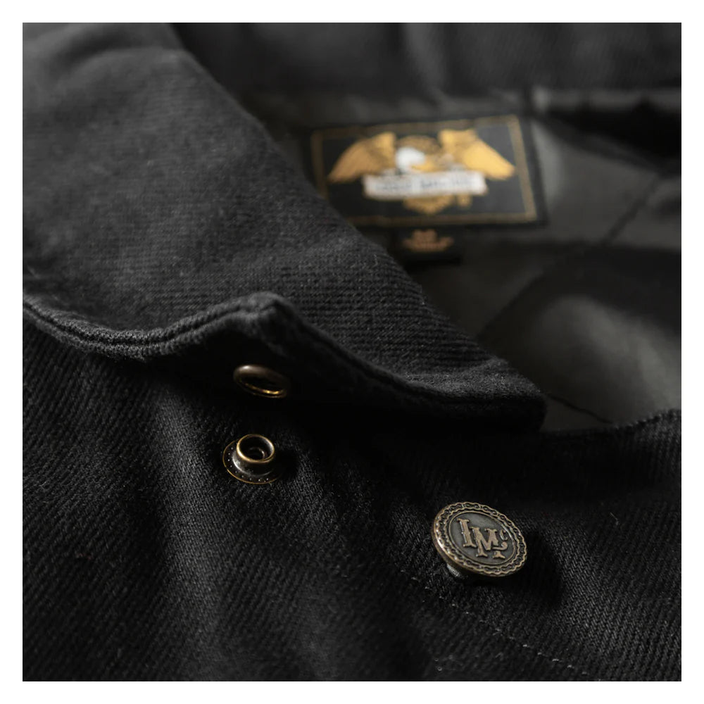 Loser Machine Kingsway Denim Vest Black