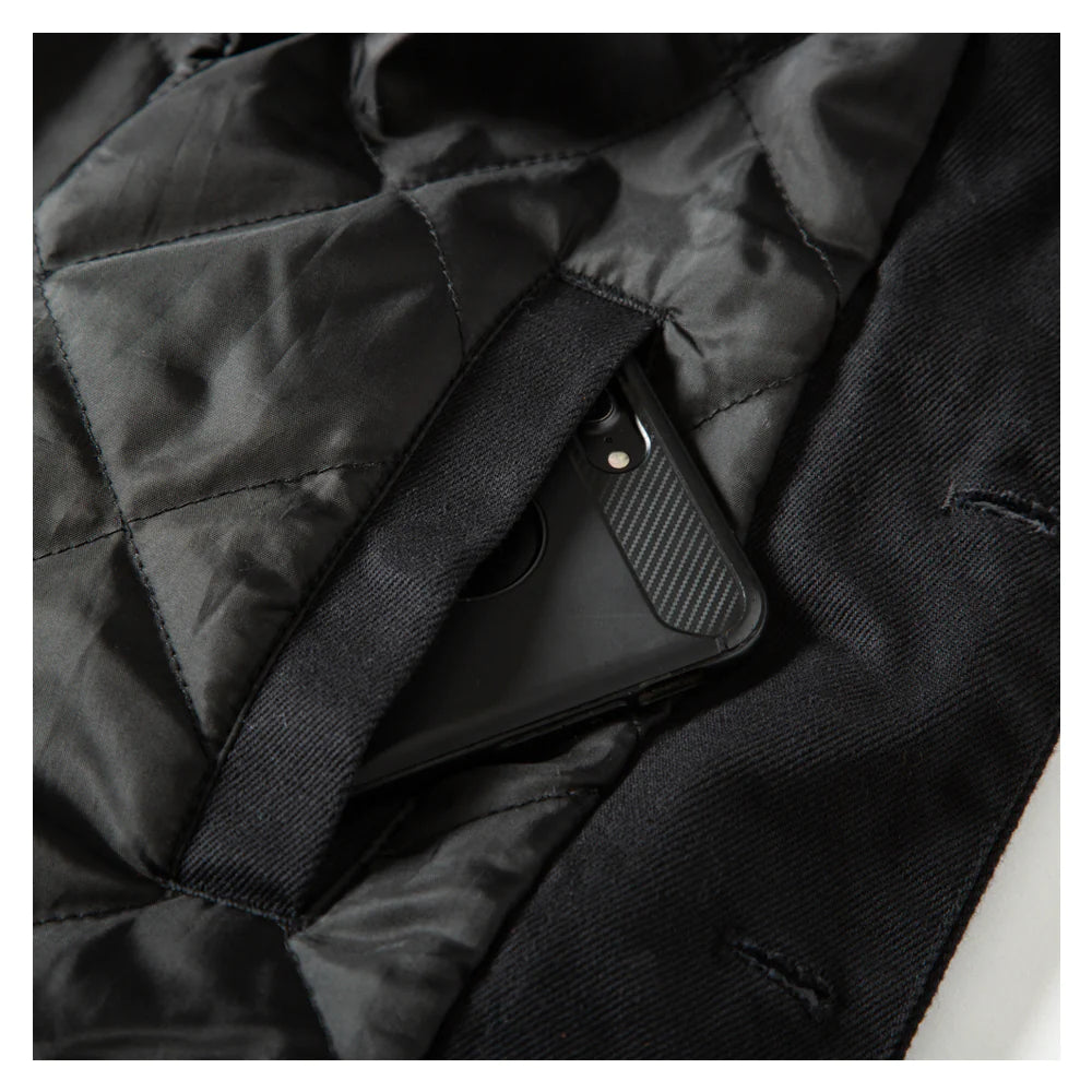 Loser Machine Kingsway Denim Vest Black