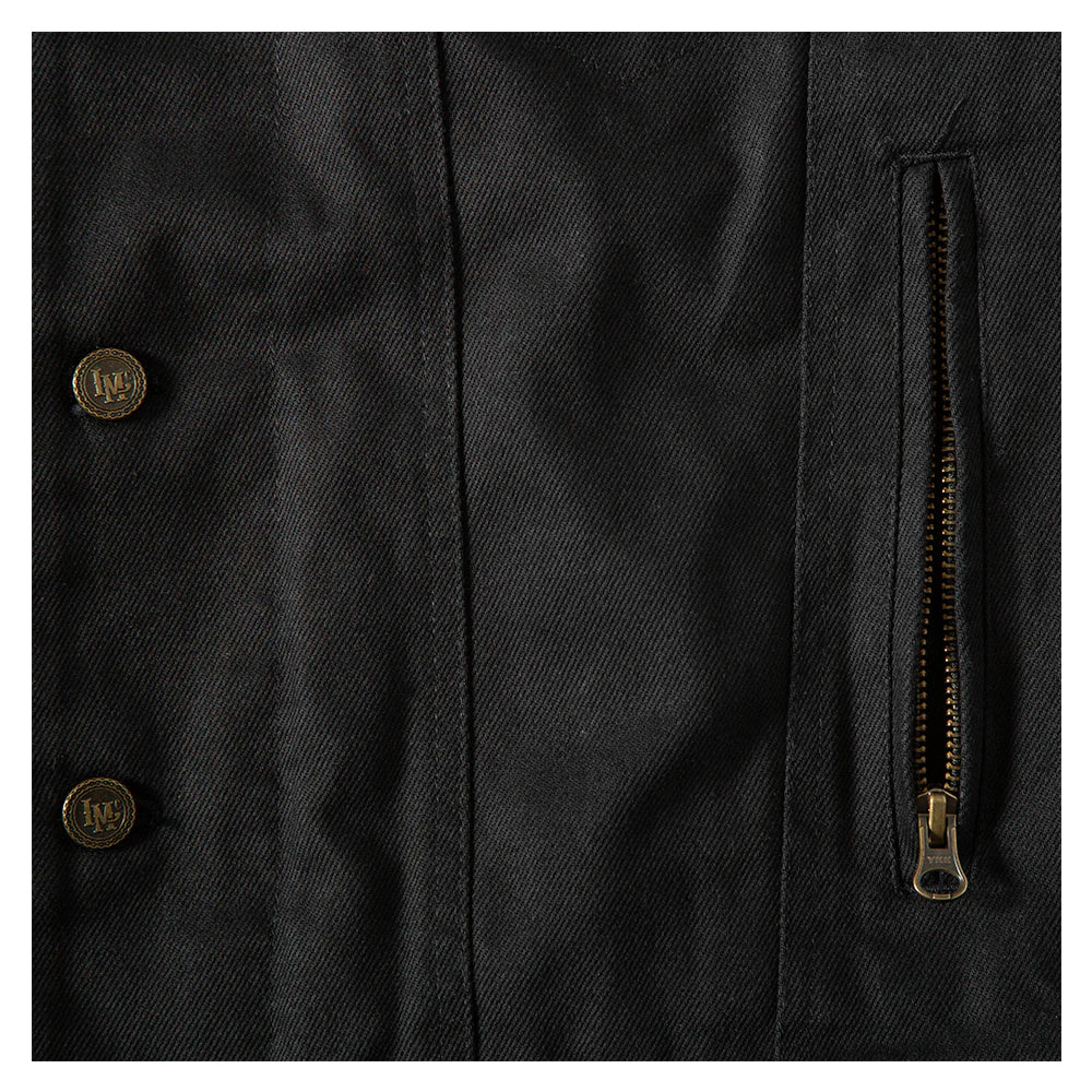 Loser Machine Kingsway Denim Vest Black
