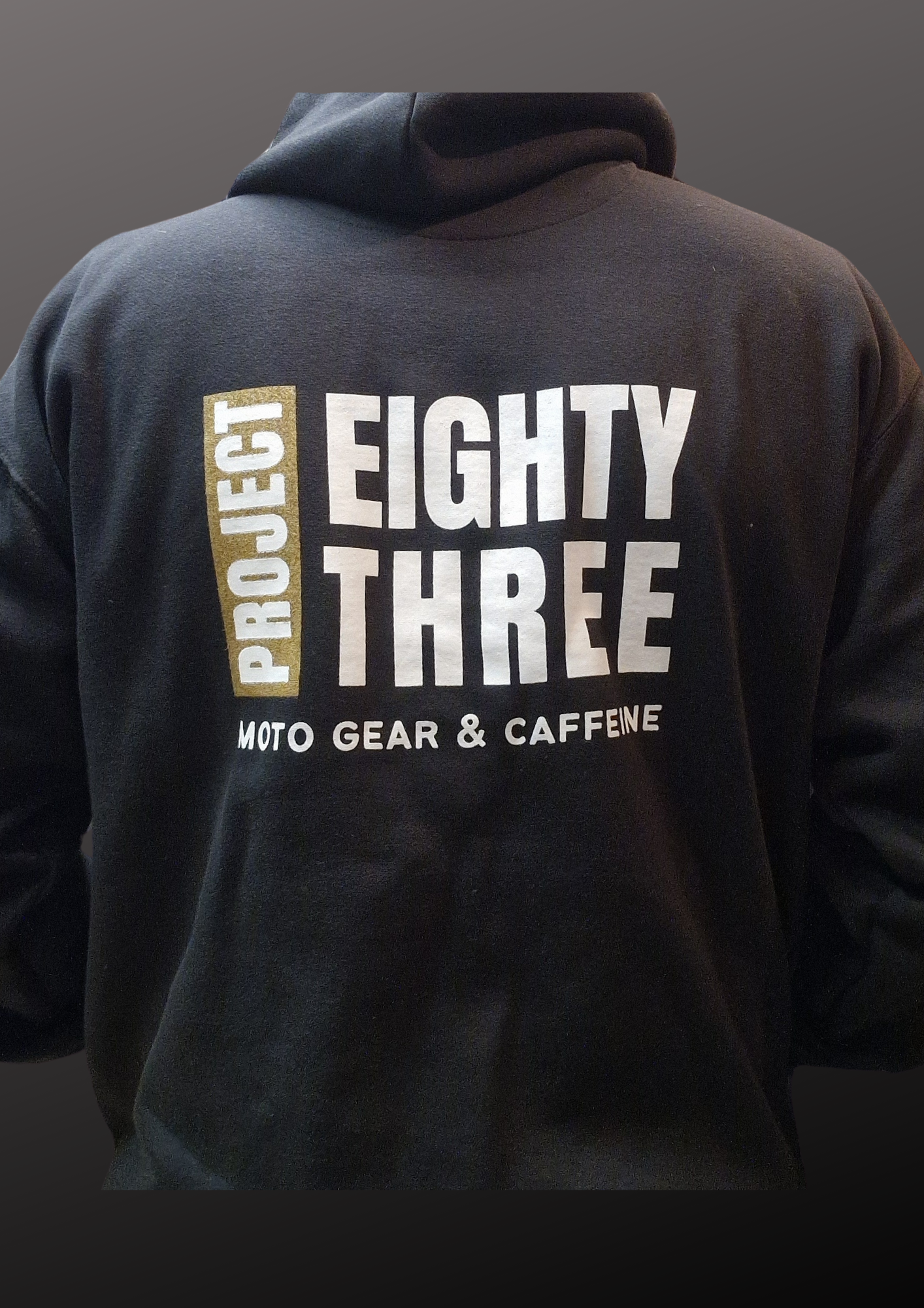 Project Eighty Three Black Hoody