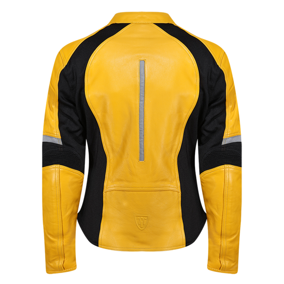 MotoGirl Fiona Red Leather Jacket
