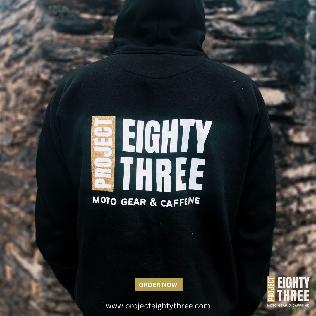 Project Eighty Three Black Hoody