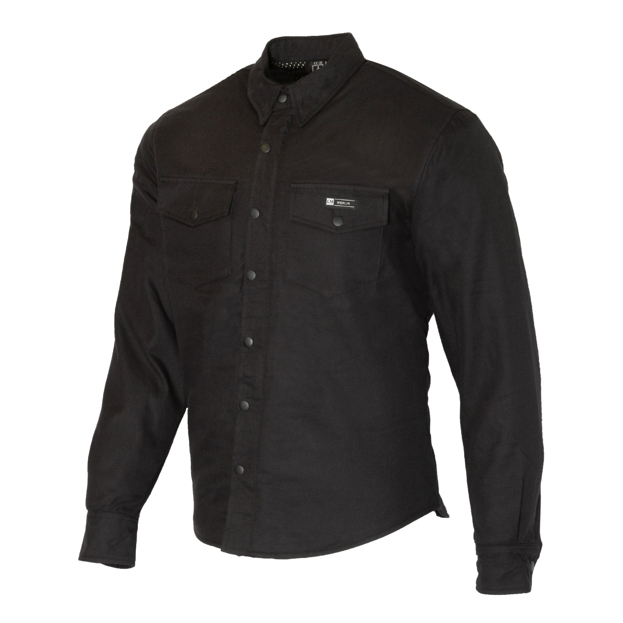 Merlin Axe Black Riding Shirt Built with Kevlar®