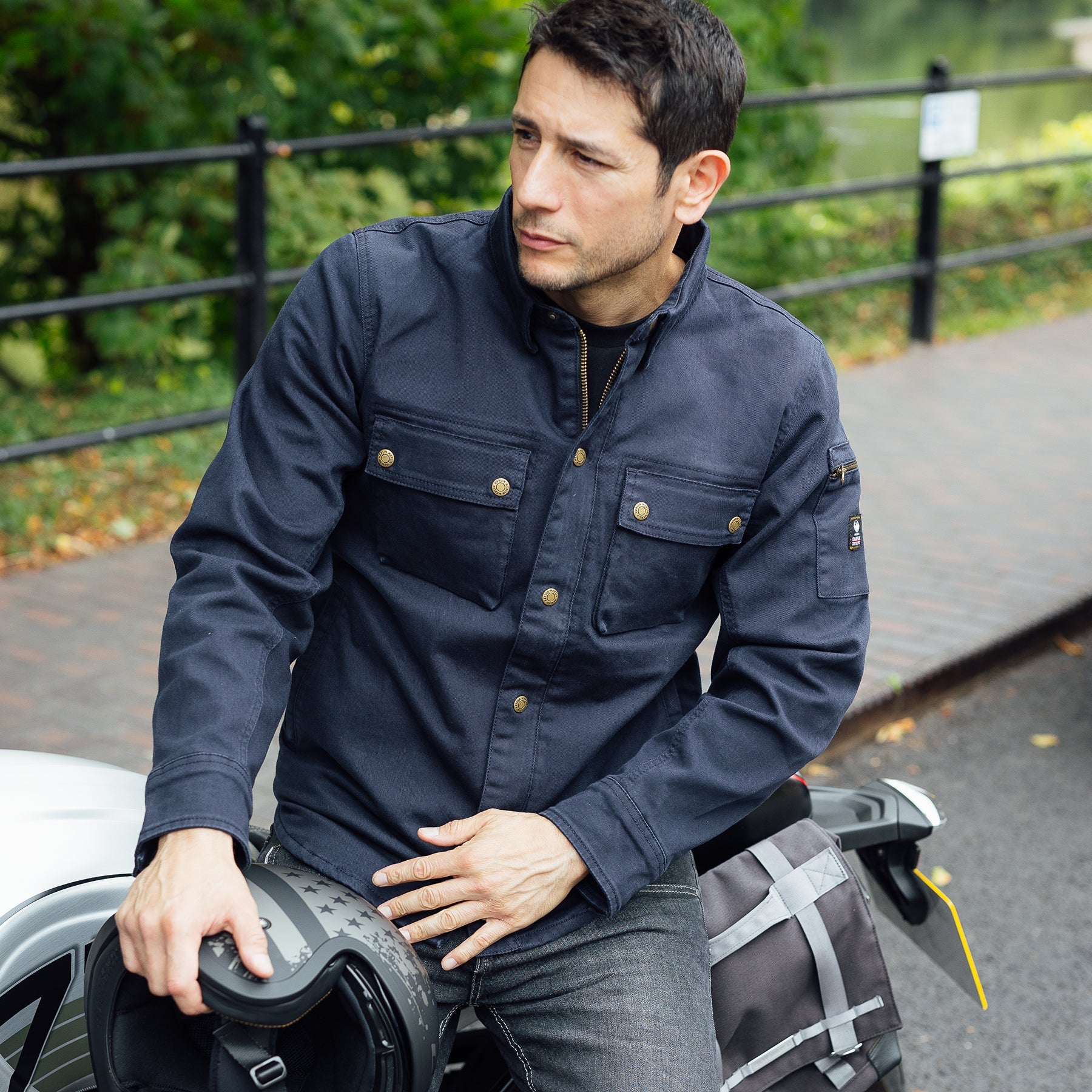 Merlin Brody Navy Blue D30 Single layer riding shirt