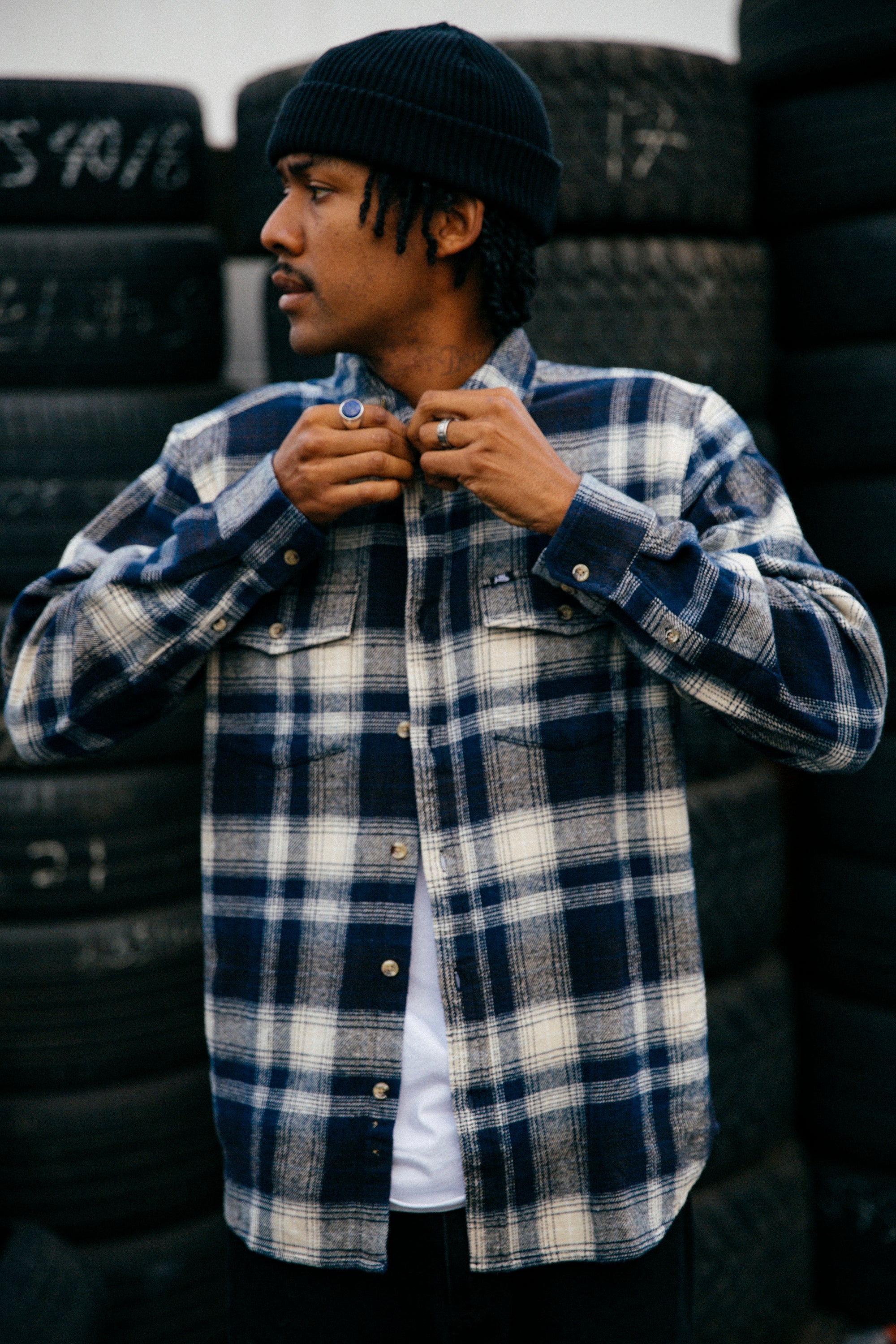 Loser Machine Connant Woven Shirt Black/Navy