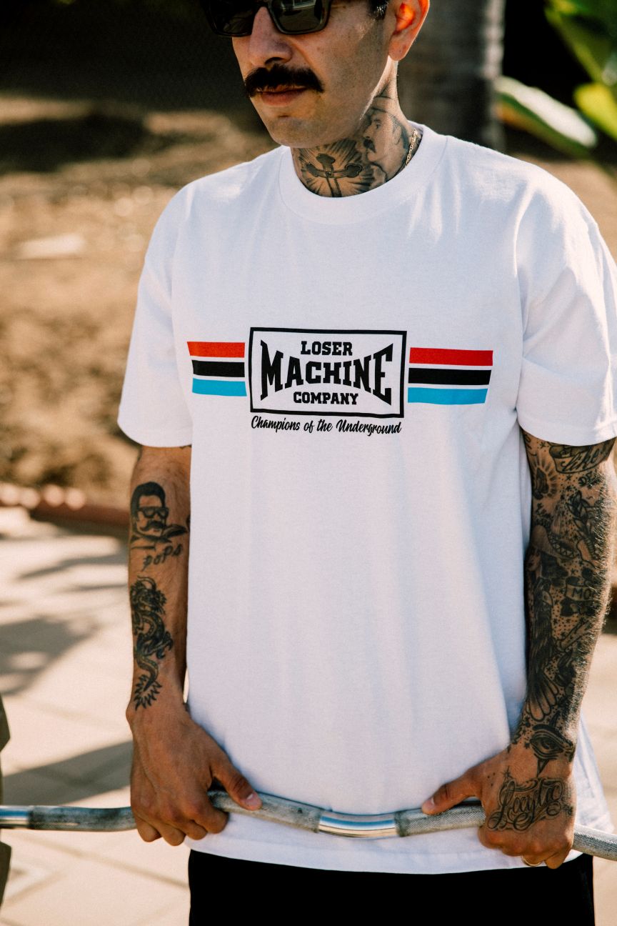 Loser Machine WARM UPS STOCK T-SHIRT