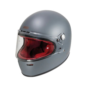 Garibaldi G07X Full Face Vintage Helmet - Matt Grey