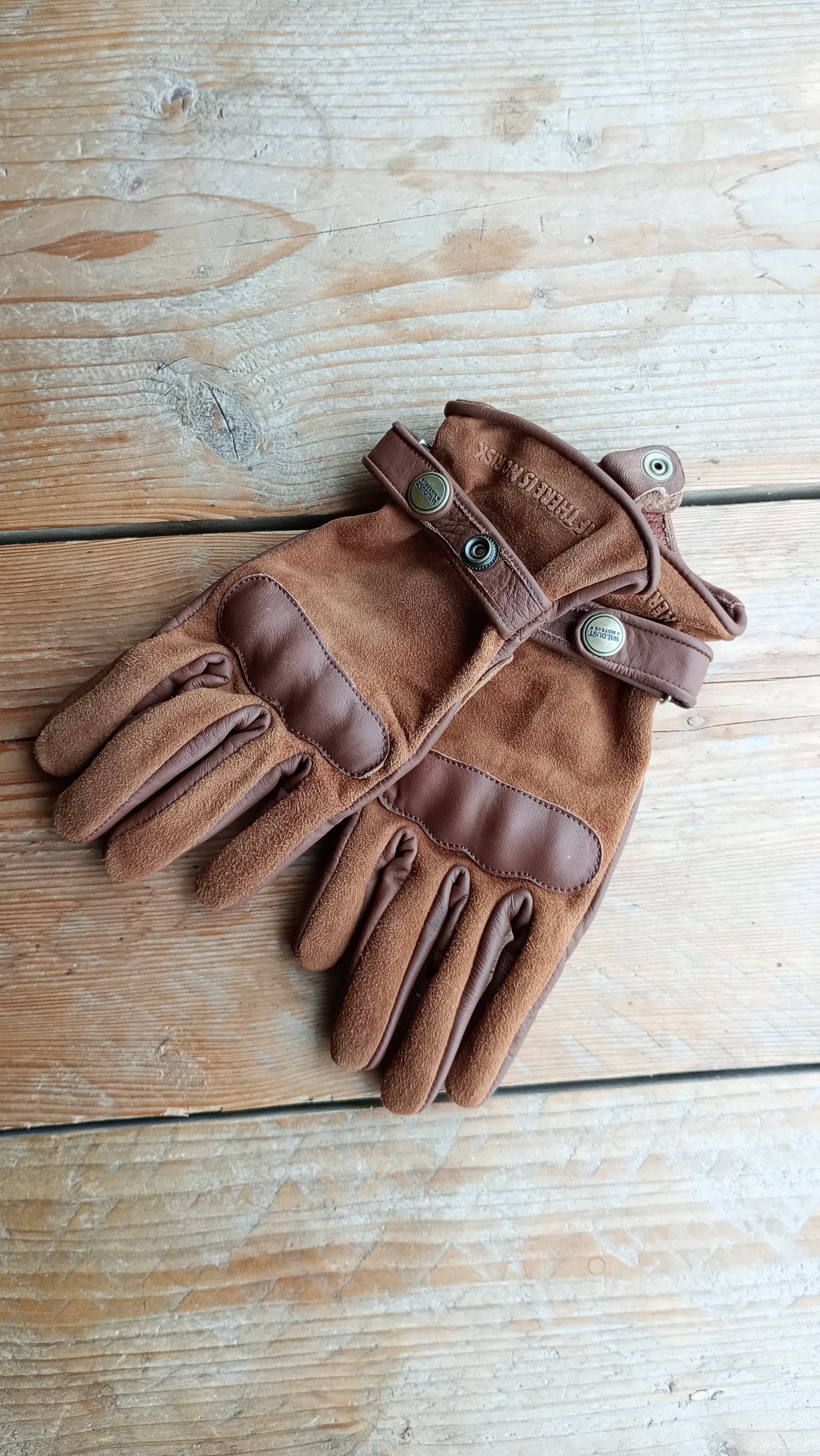 Wildust Sisters Arizona leather gloves BROWN