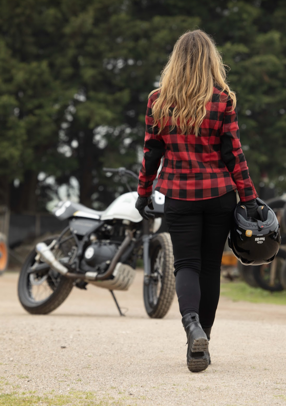 Motogirl Jessie Jacket Red