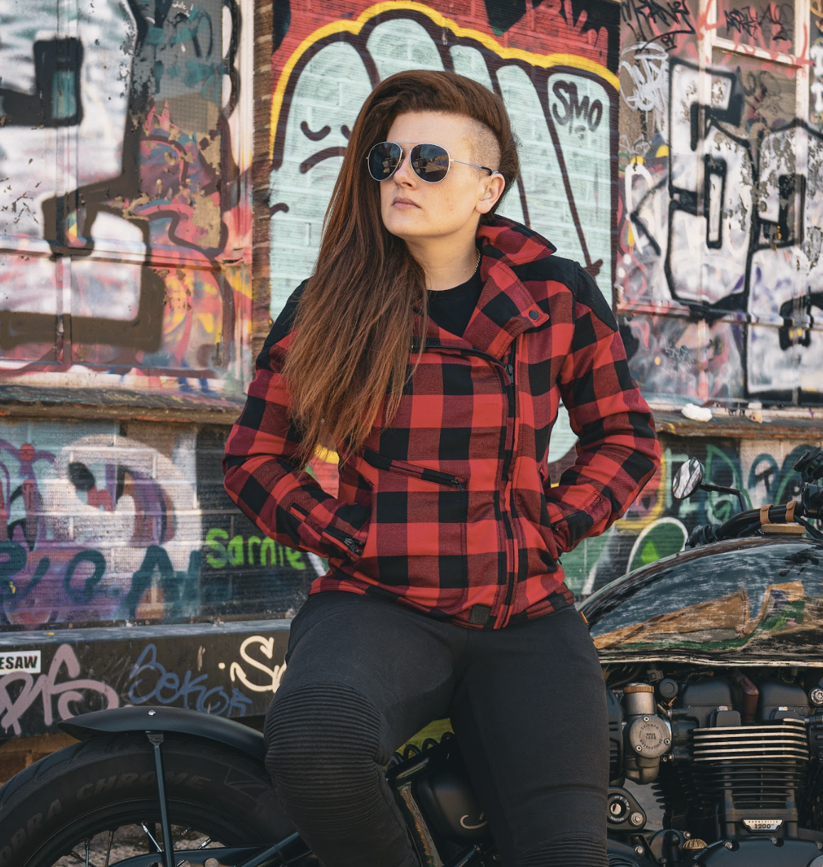 Motogirl Jessie Jacket Red