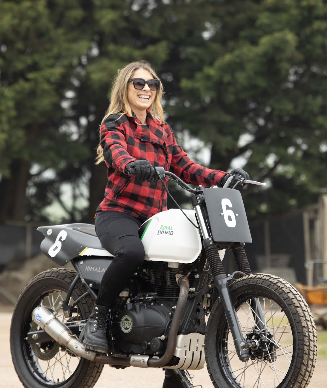 Motogirl Jessie Jacket Red