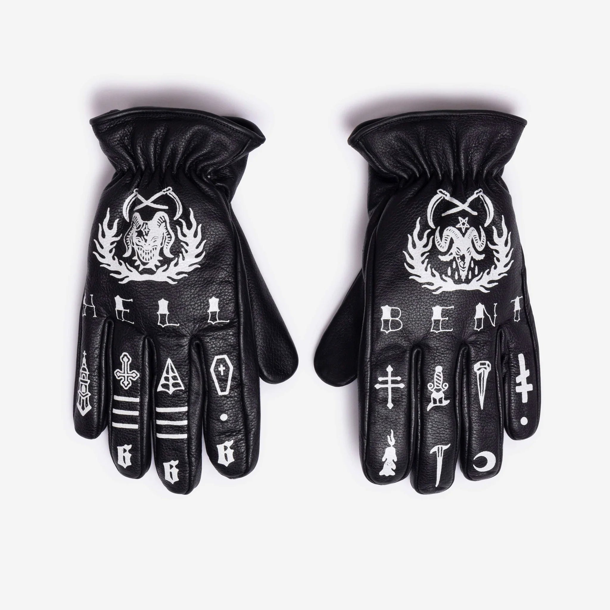 Macleod Motor Co Hell Bent Gloves Black