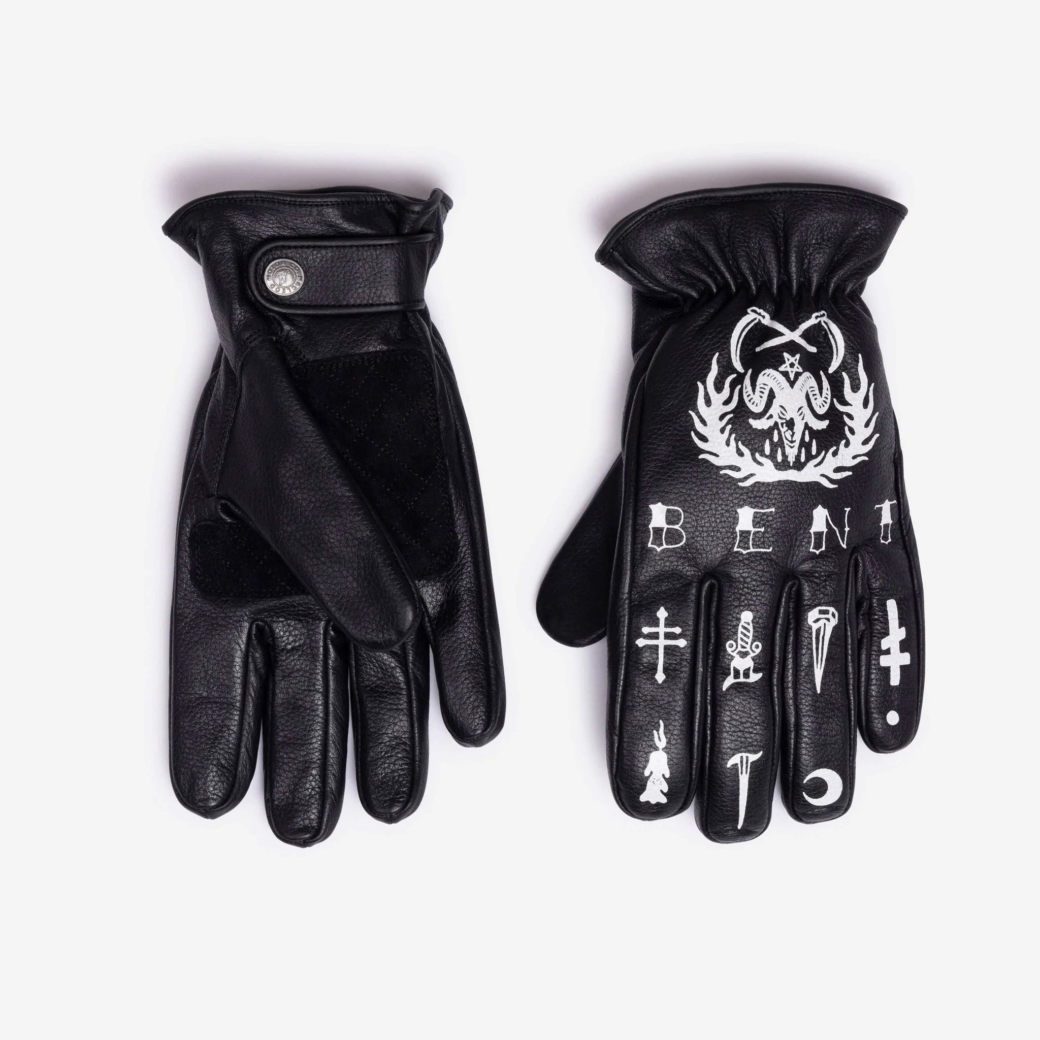 Macleod Motor Co Hell Bent Gloves Black