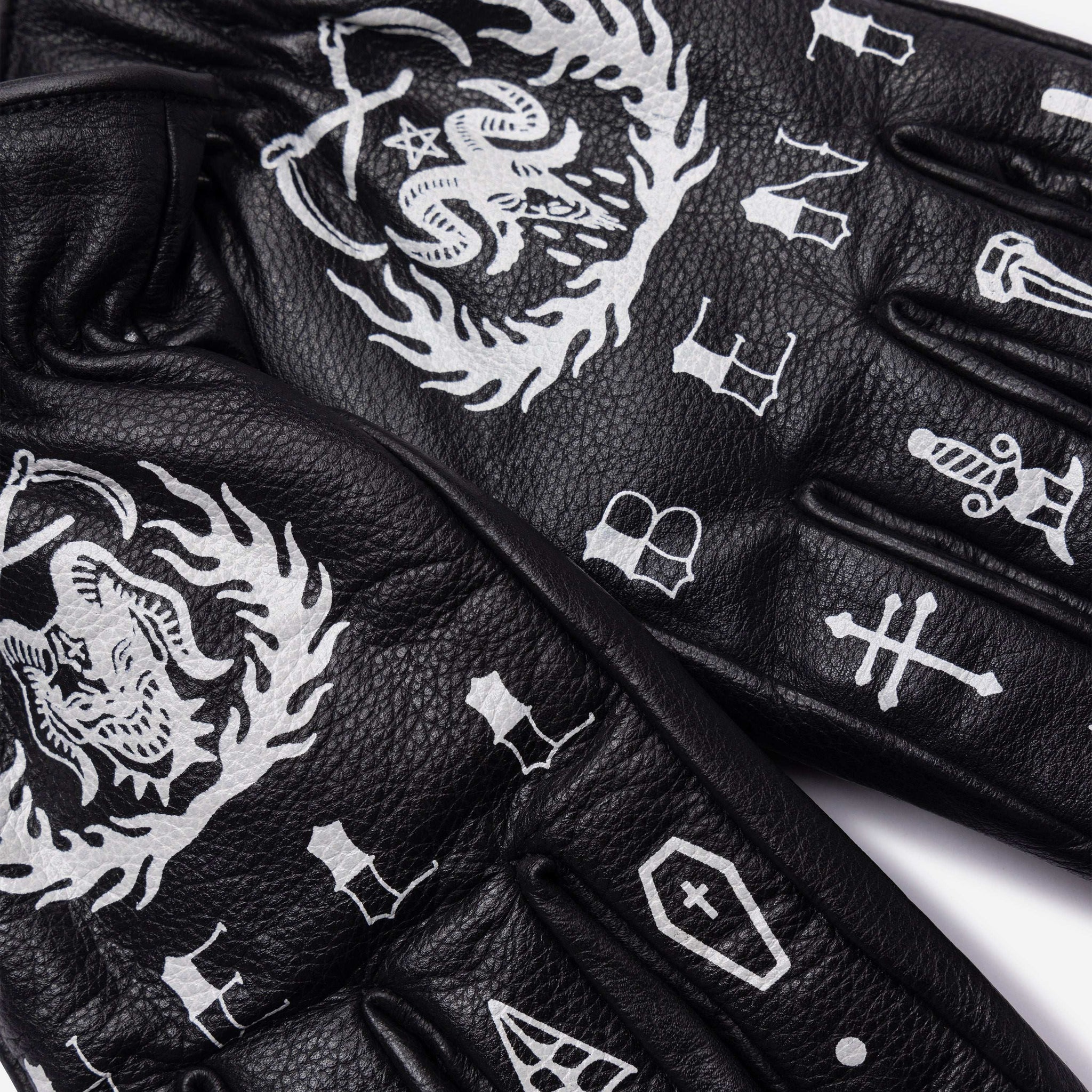 Macleod Motor Co Hell Bent Gloves Black
