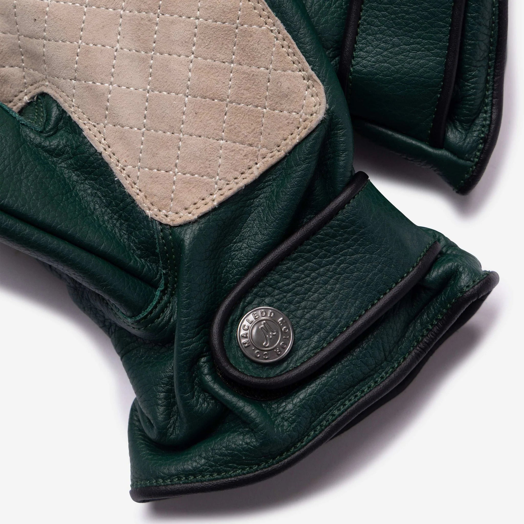 Macleod Motor Co Hold Fast Gloves Green