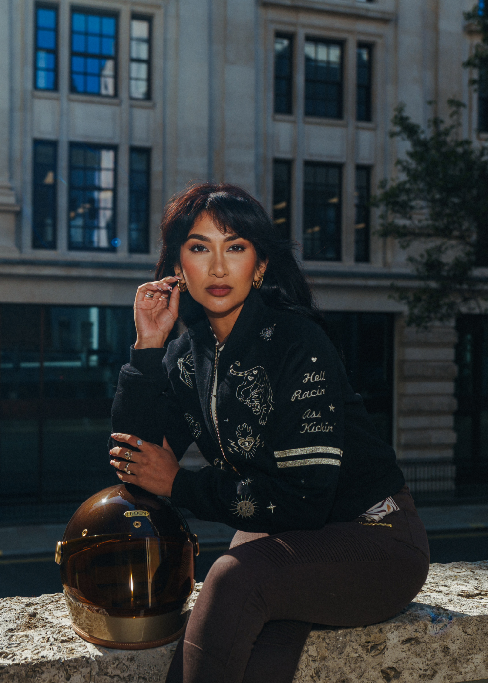 Wildust Sisters Oracle Black Varsity Jacket