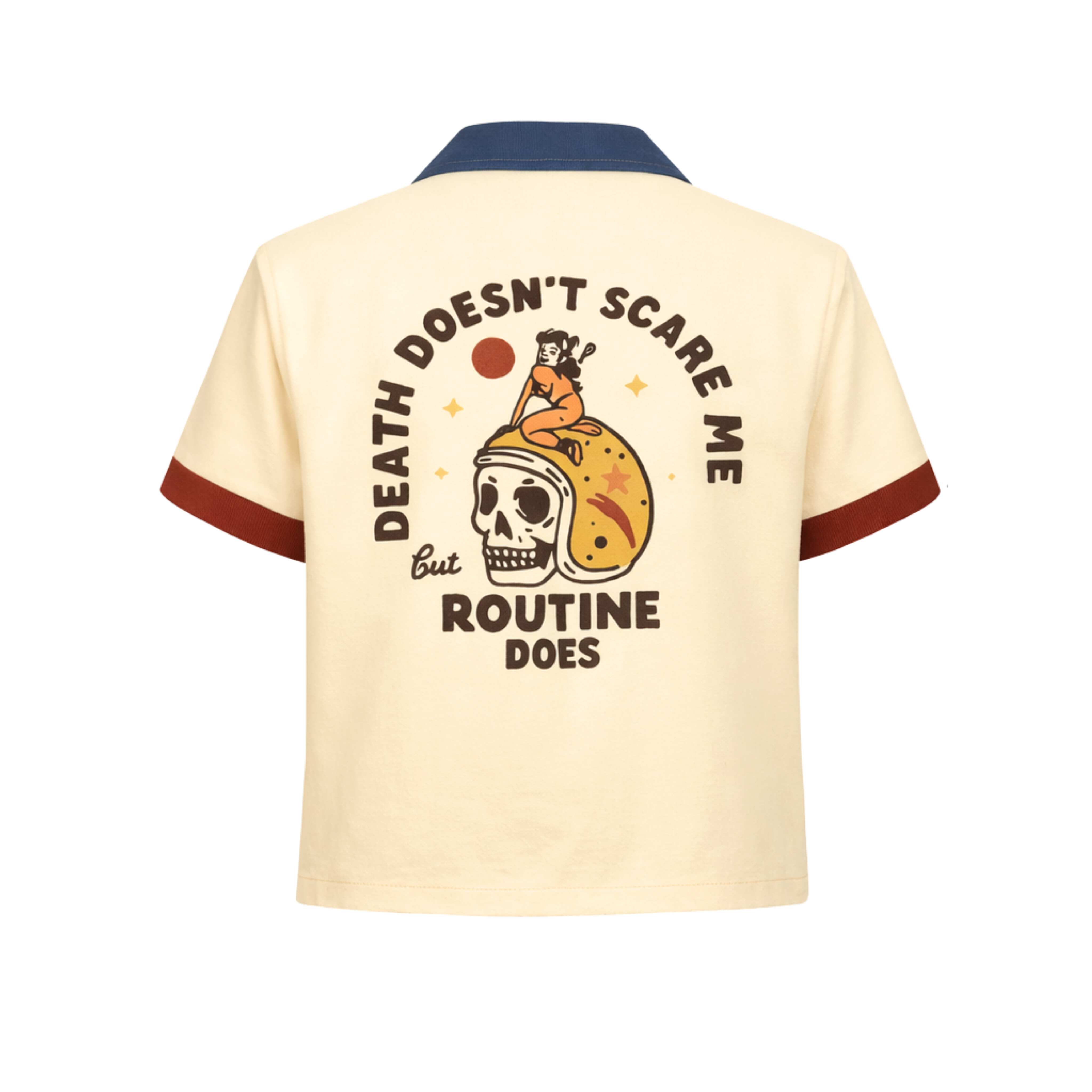 Wildust Sisters Scary Routine bowling shirt for ladies