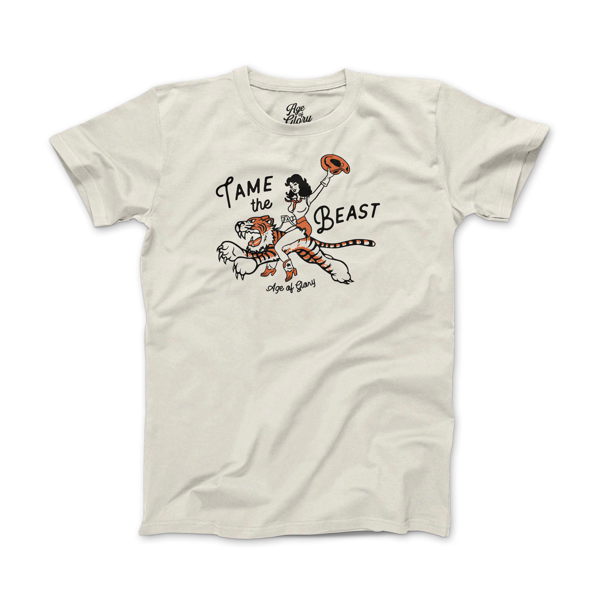 Age of Glory Tame The Beast Tee Ecru