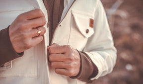 Wildust Sisters Armalith Moto jacket White