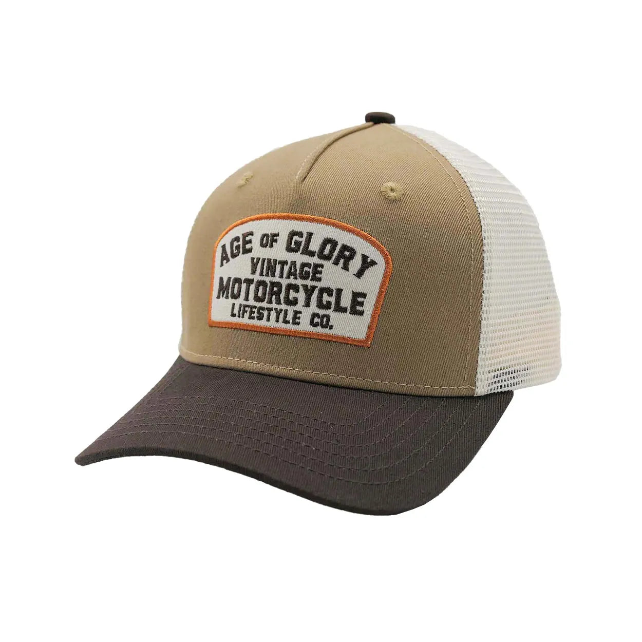 Buddy Trucker Cap Khaki / Brown / Off-white