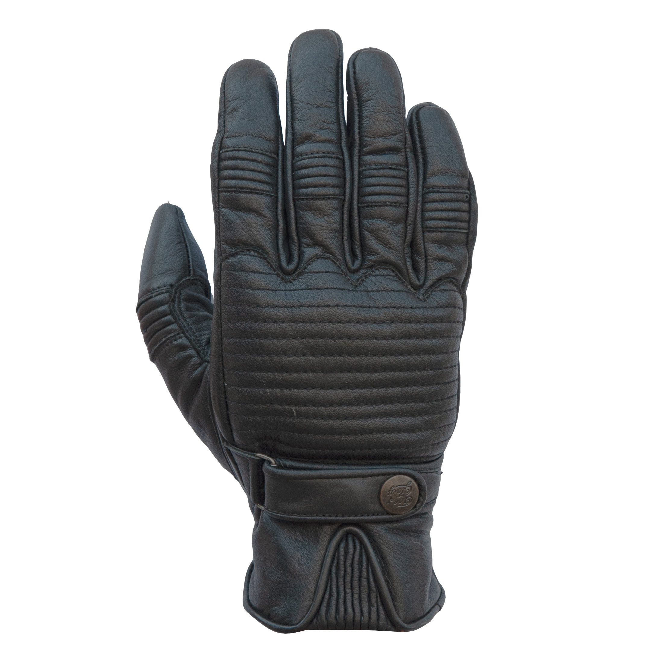 Age of Glory Garage Leather CE Gloves Black