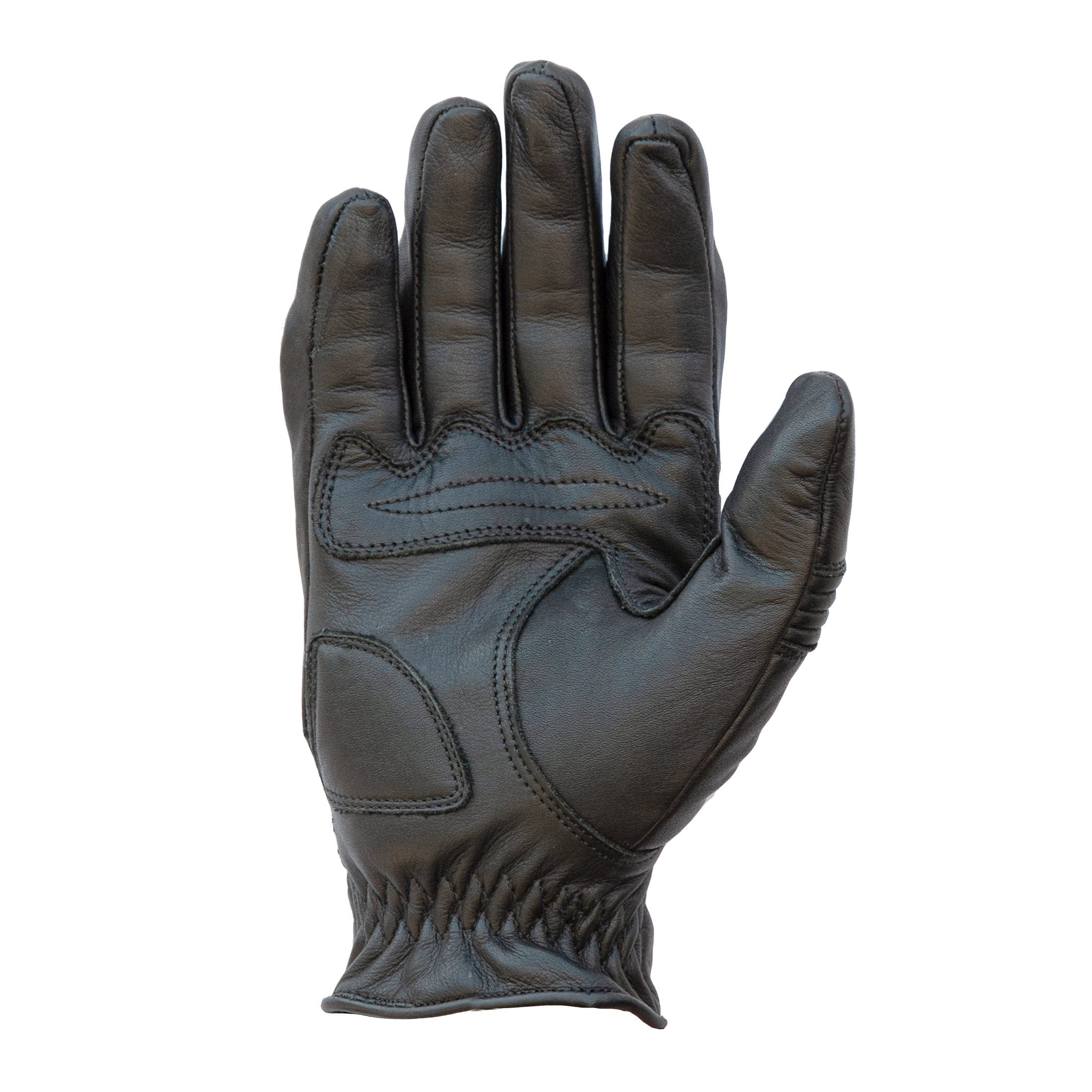 Age of Glory Garage Leather CE Gloves Black