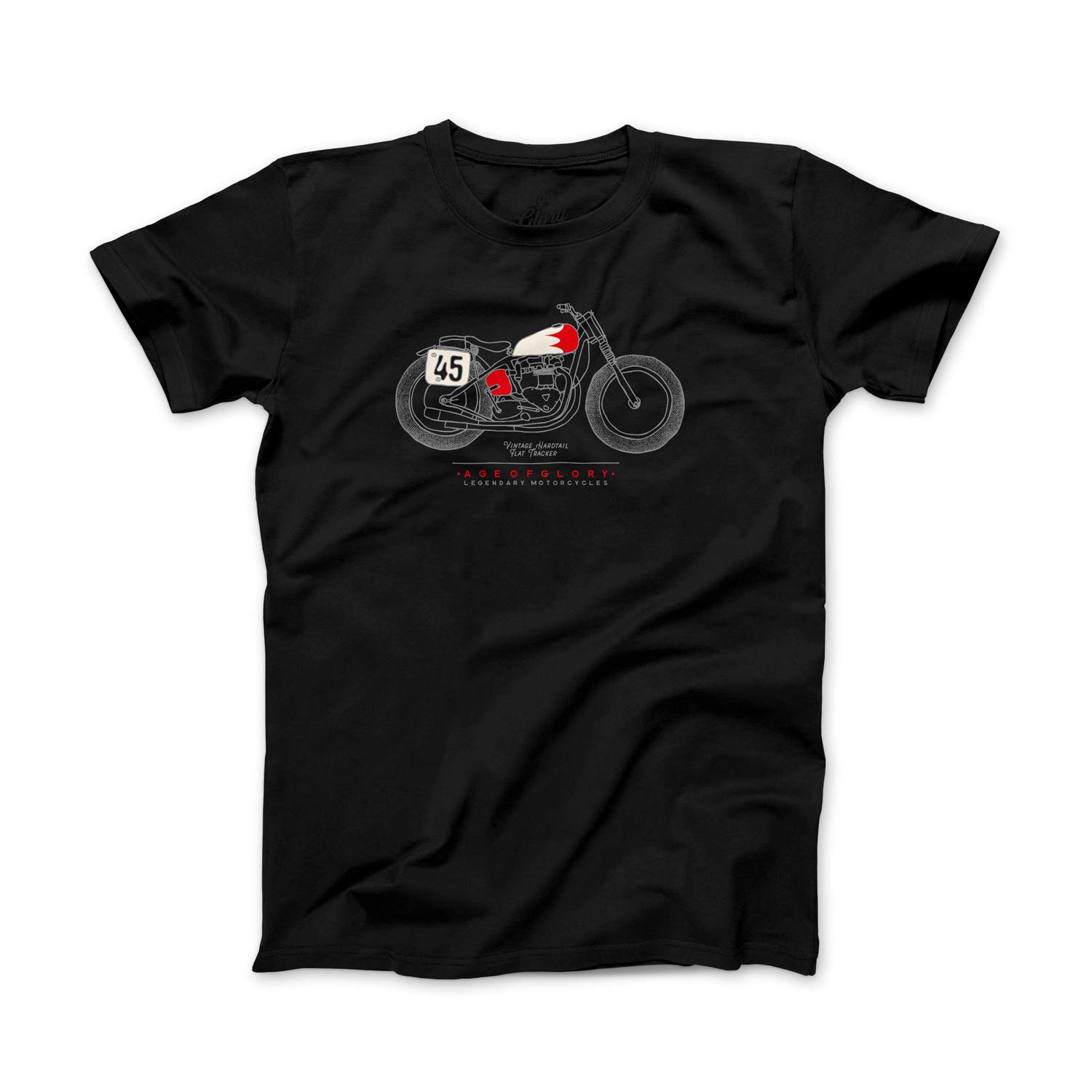 AOG Legendary – Hardtail Tracker Tee Washed black