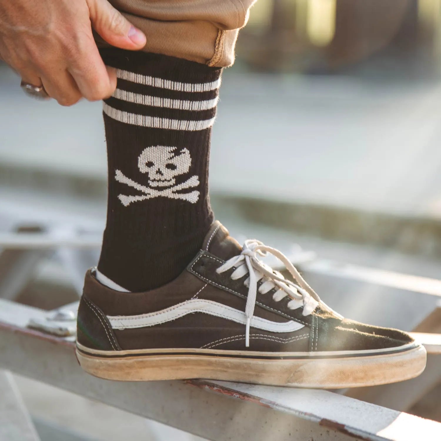 Age of Glory Marauder Socks Black Off-White