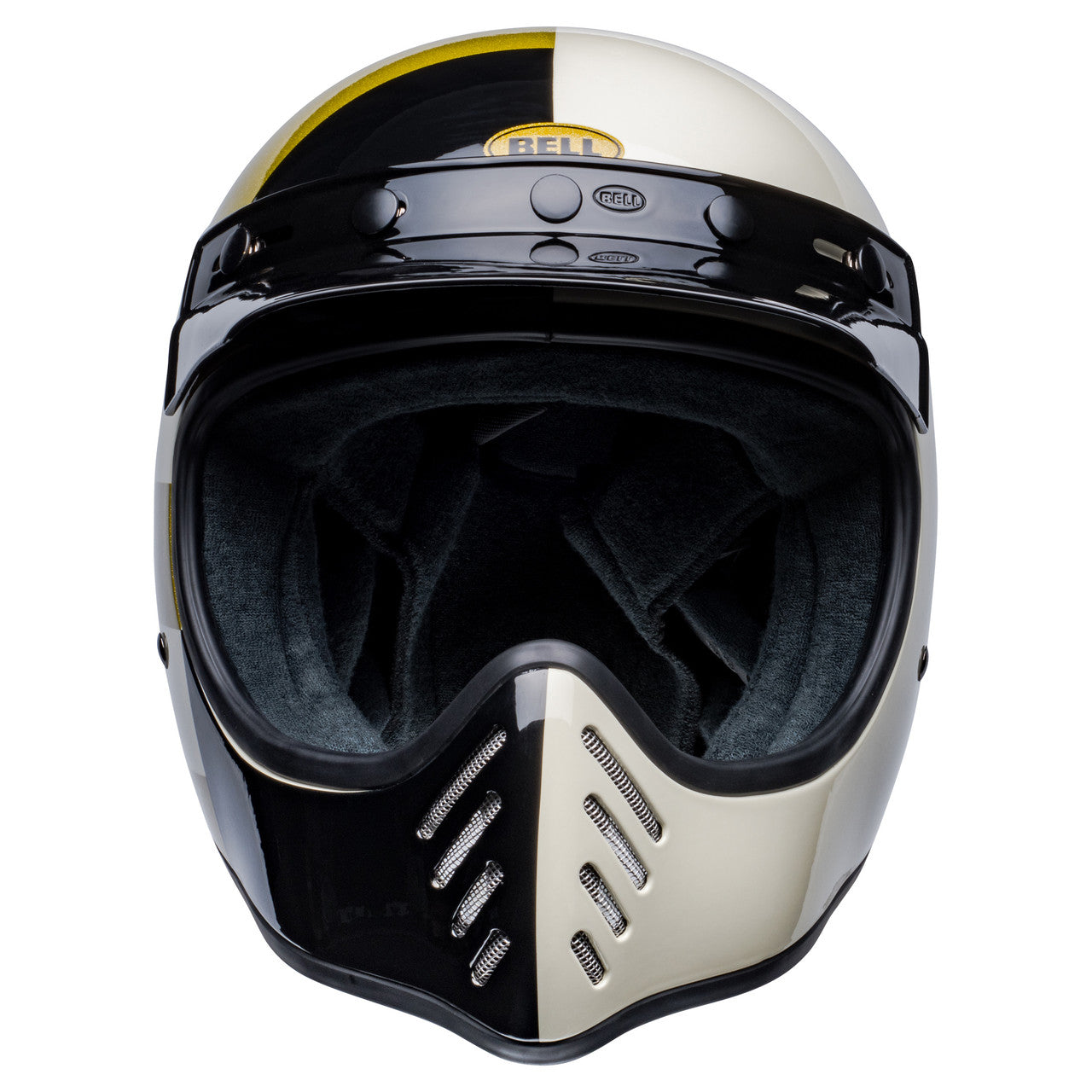 Bell Cruiser Moto-3 Adult Helmet (ATWYLD Orbit White/Black)