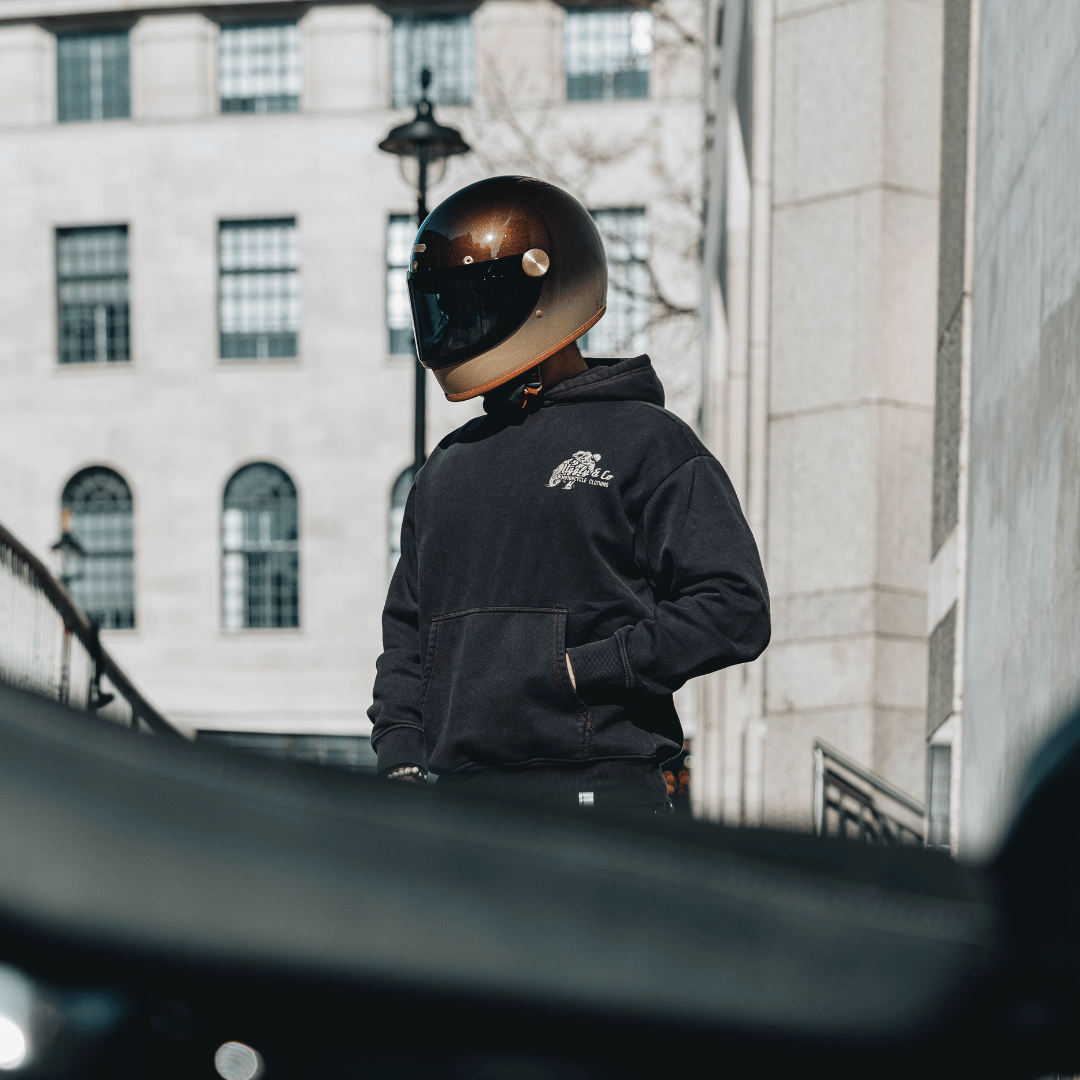 Black Flattrack Hoodie