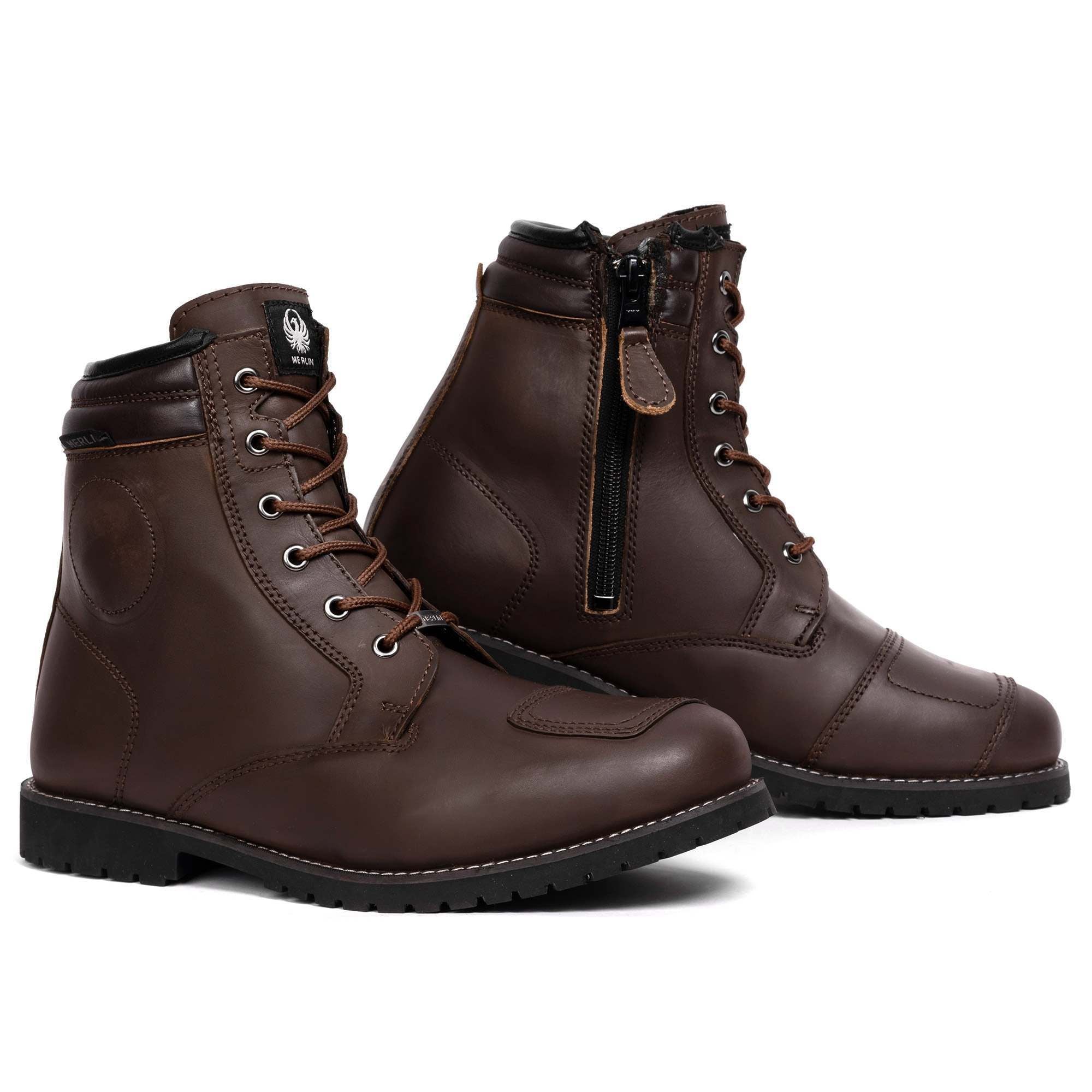 Merlin Ruben Waterproof Leather Boots - Brown