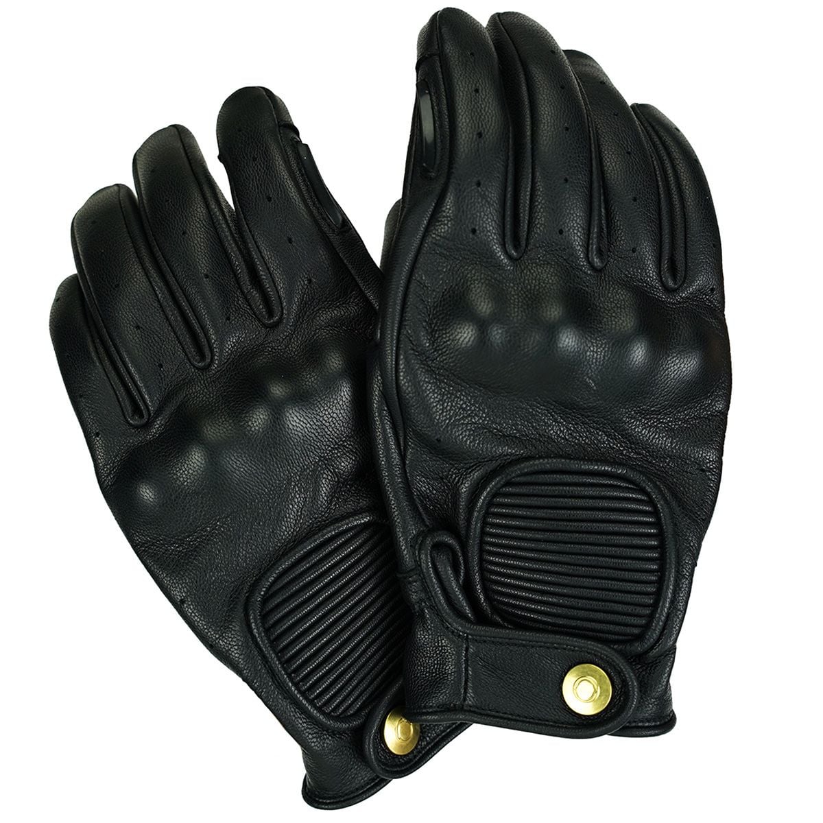 Hedon Gloves Hands of Craft Black Leather Gloves EN13594:2015 LEVEL 1 Protective motorbike