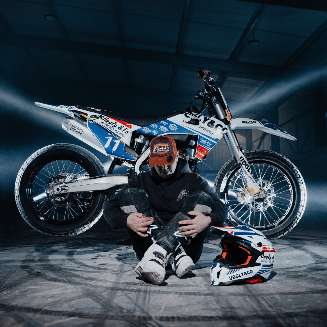 Black Flattrack Hoodie