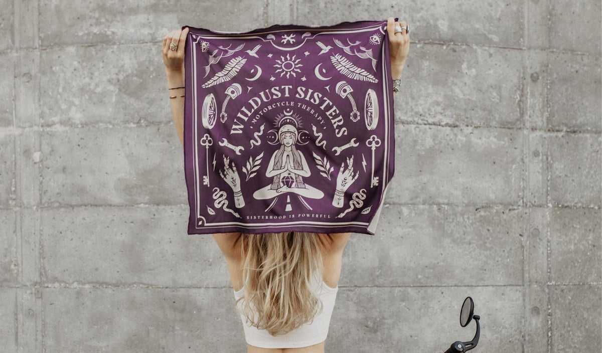 MOTO SCARF - MOTO THERAPY PURPLE