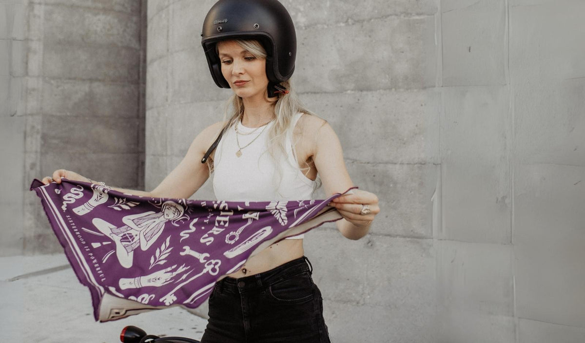MOTO SCARF - MOTO THERAPY PURPLE