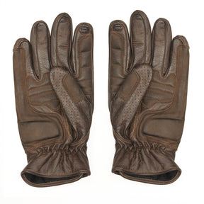 Age of Glory Rover Leather CE Gloves Waxed Brown