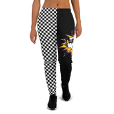 HERE WE RIDE Checkerboard Joggers