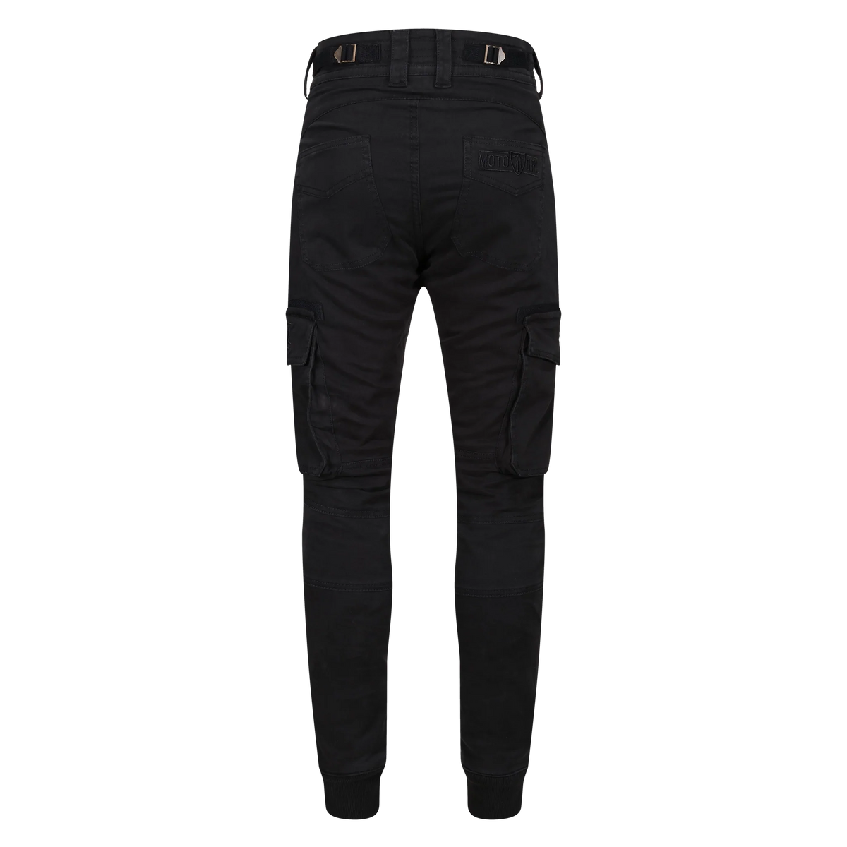 MotoGirl Lara Cargo Black Trousers