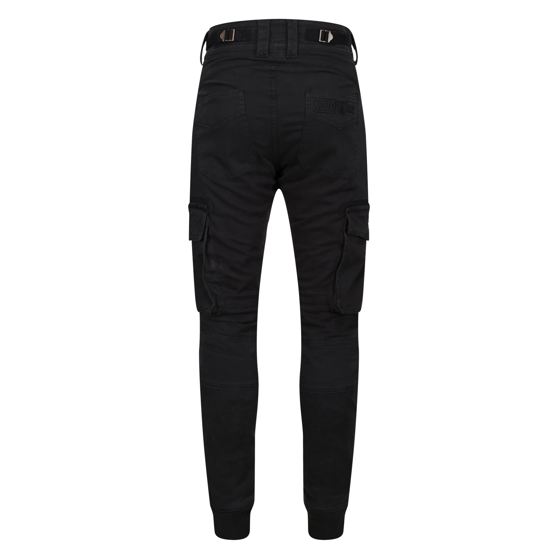 MotoGirl Lara Cargo Black Trousers