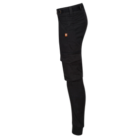 MotoGirl Lara Cargo Black Trousers
