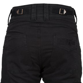 MotoGirl Lara Cargo Black Trousers