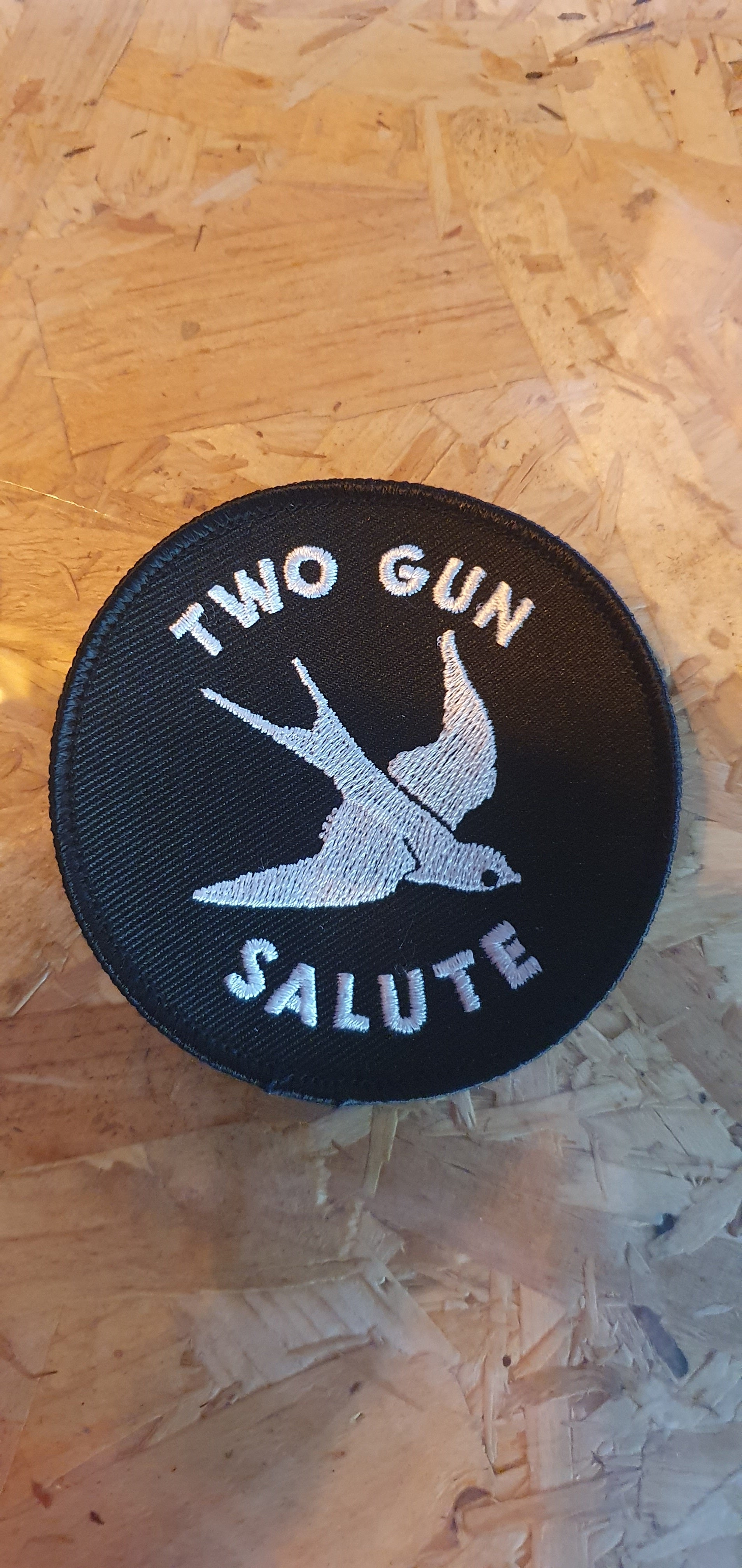 Two Gun Salute Swallow Patch