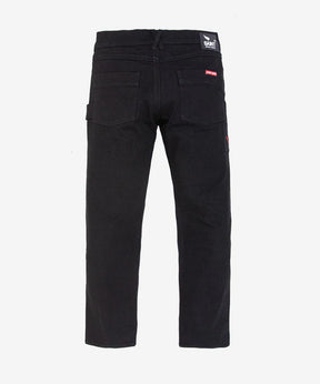 SA1NT STRAIGHT FIT WORK JEANS - BLACK