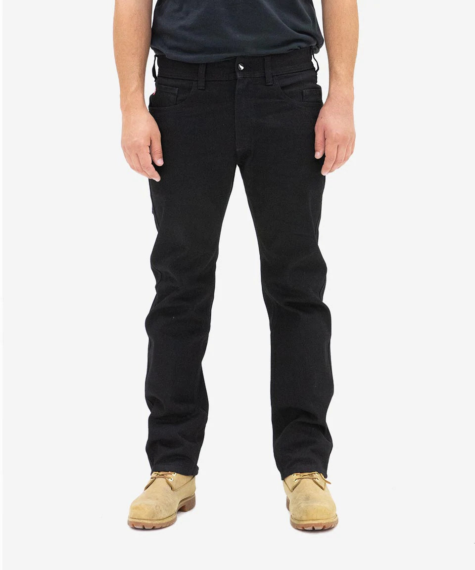 SA1NT STRAIGHT FIT WORK JEANS - BLACK